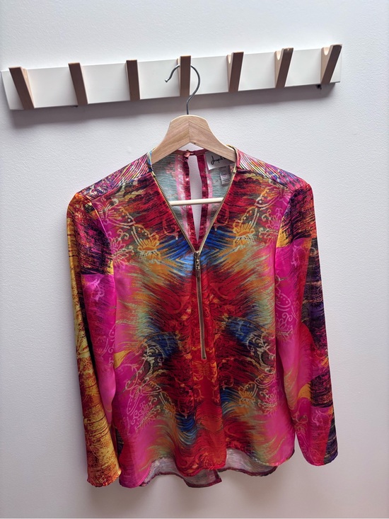 Joseph Ribkoff Tops - Joseph Ribkoff Vibrant Multicolor Long-Sleeve Blouse